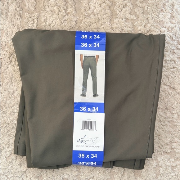 NEW Greg Norman Collection Men's Performance Classic Pants - OLIVE 36x34 - Picture 5 of 7